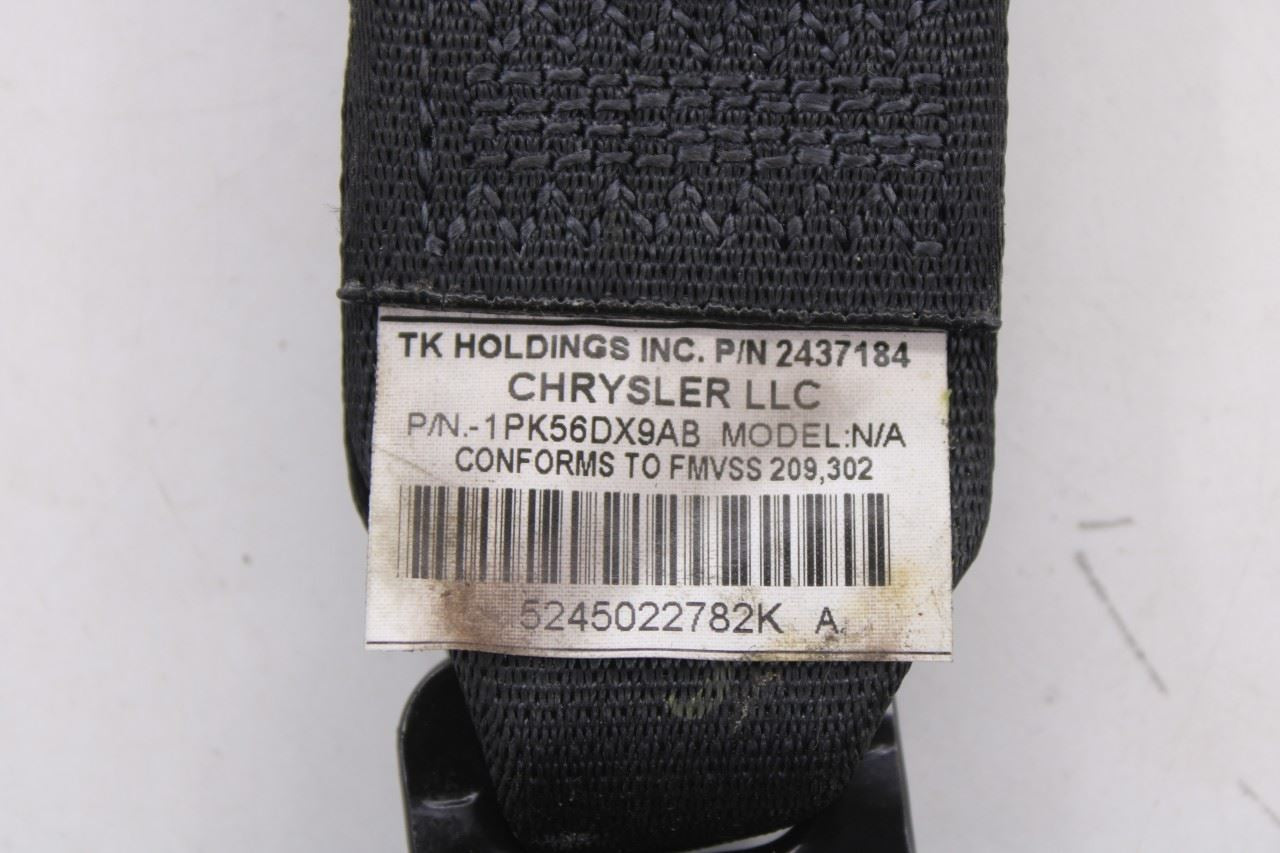 11-18 Dodge Durango SXT Rear Right Left and Center 2nd Row Seat Belt Buckle Set4