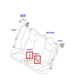 11-17 Hyundai Veloster FWD Rear Right and Left Side 2nd Row Seat Belt Buckle Set - Alshned Auto Parts