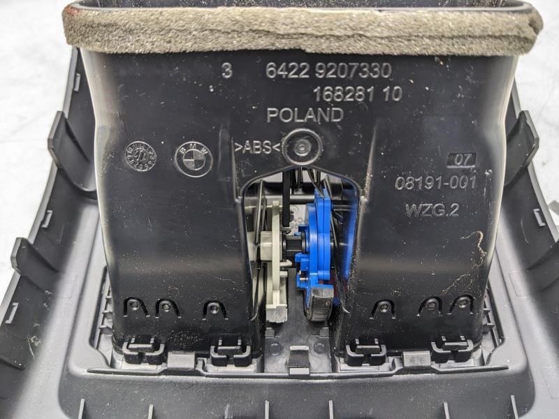 17-20 BMW 430i xDrive Center Console Back Panel End Cap w/ Air Vent Duct Grille7