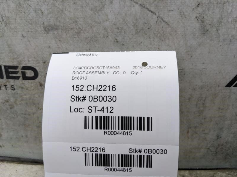 2014-2020 Dodge Journey Left Side Roof Luggage Rack Rail 68219835AB OEM - Alshned Auto Parts