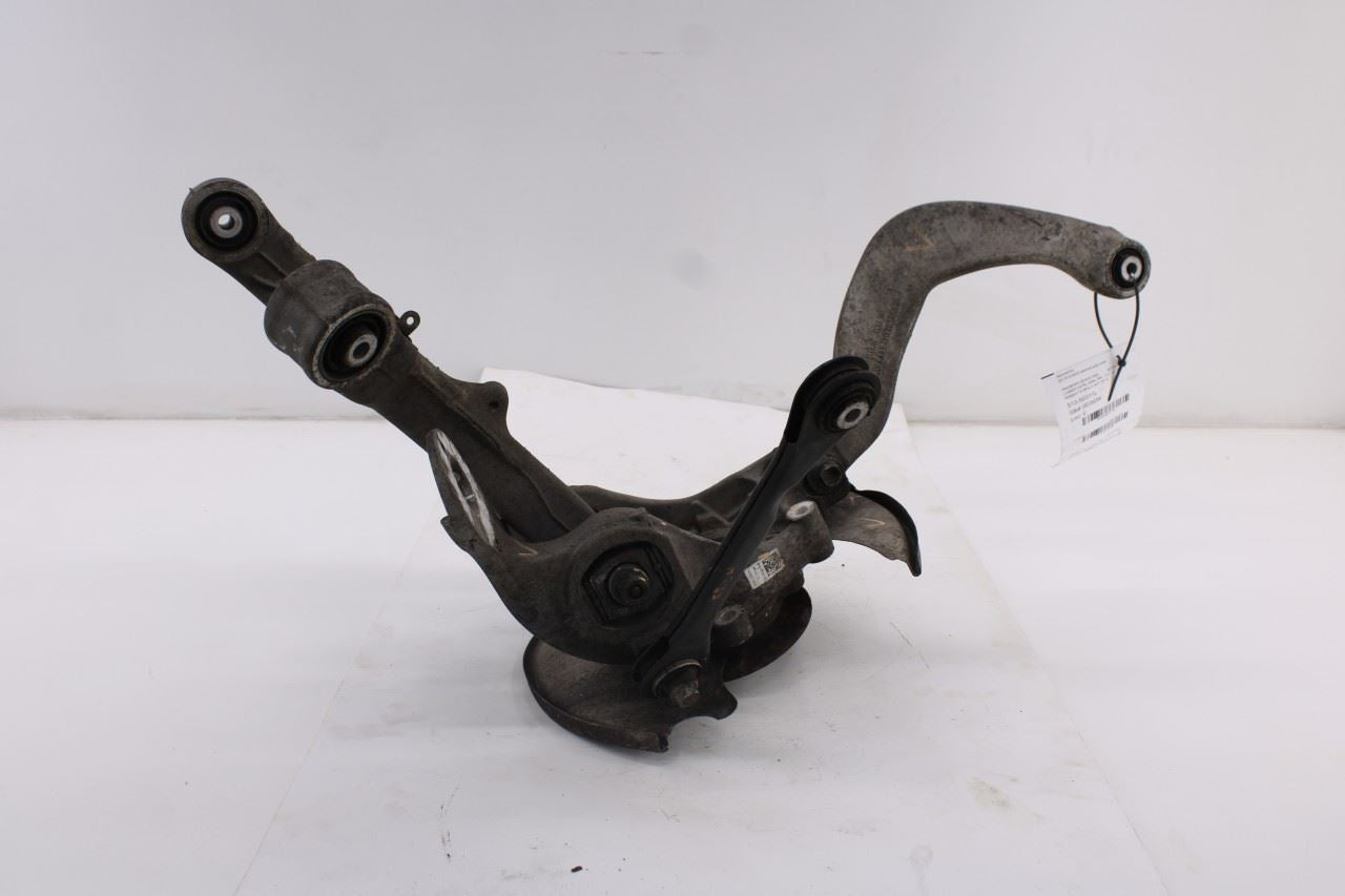 10-16 Audi S4 Premium Plus AWD Rear Left Spindle Knuckle Hub w/ Control Arm Set2