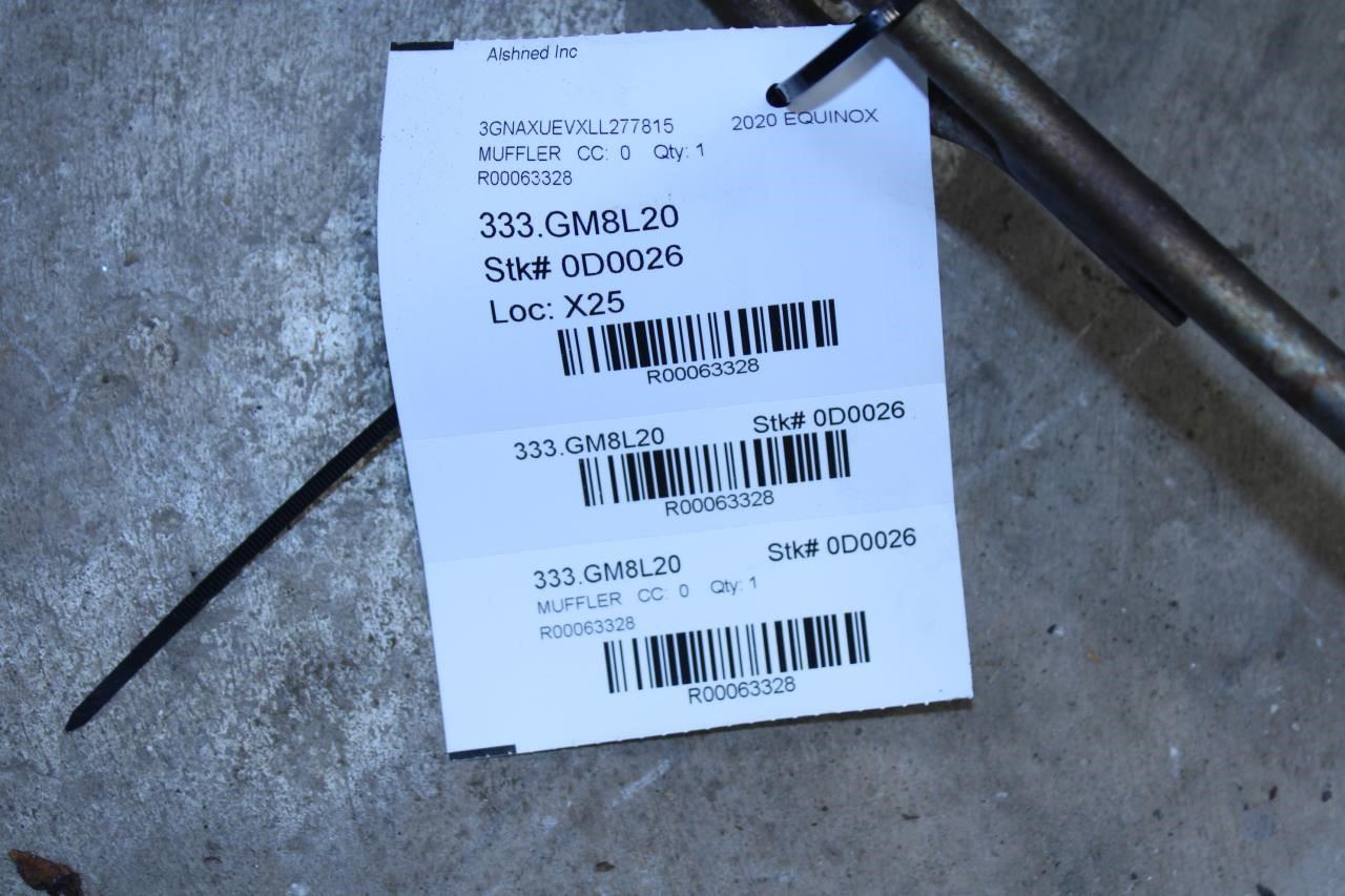 2018-2024 Chevrolet Equinox LT 1.5L AWD Exhaust System Muffler 86807343 OEM - Alshned Auto Parts