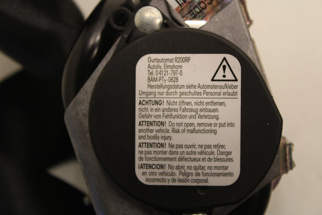 2017-21 Maserati Ghibli 3.0L RWD Front Passenger Right Side Seat Belt Retractor - Alshned Auto Parts