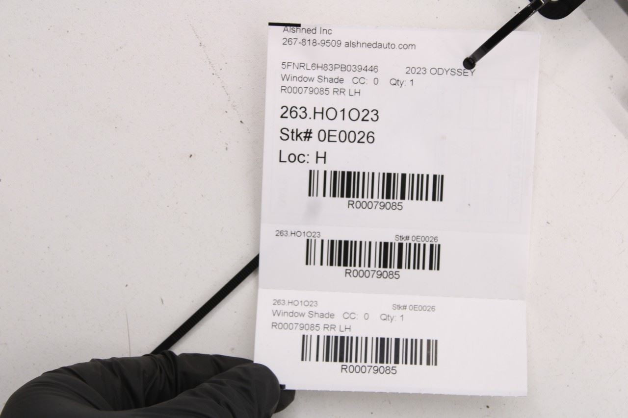 18-26 Honda Odyssey Touring Rear Sliding Door Left Window Blind Roller Sunshade - Alshned Auto Parts