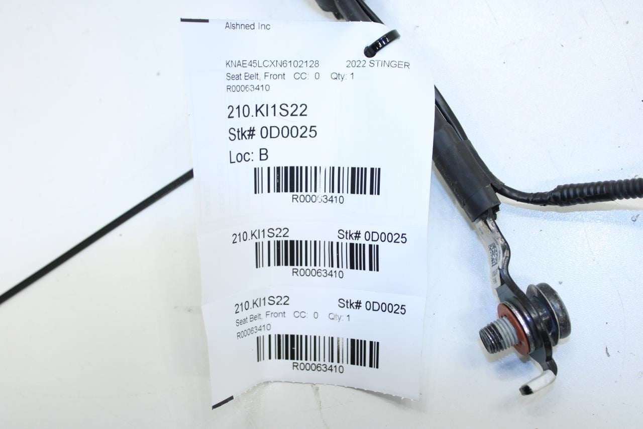 2018-2023 Kia Stinger GT1 Front LH or RH Side Seat Belt Buckle 88830-J5000WK OEM - Alshned Auto Parts