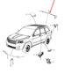 2014-15 Jeep Grand Cherokee Overland Rear Bumper Park Assist System Wire Harness1