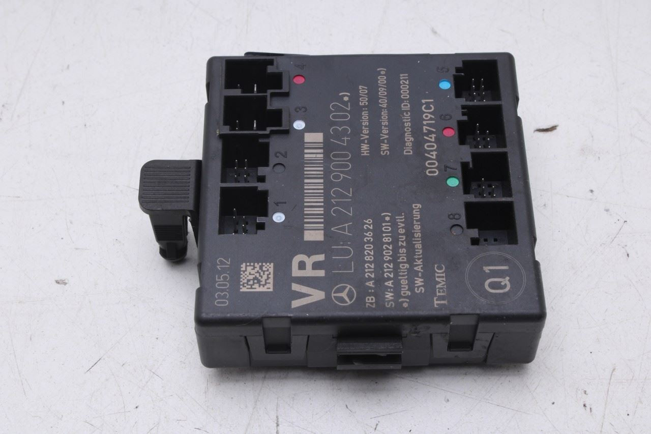 2010-2016 Mercedes-Benz E350 Sport 4MATIC Front Right Side Door Control Module - Alshned Auto Parts