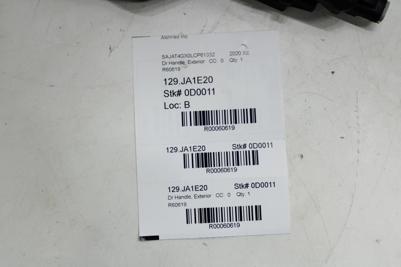 17-20 Jaguar XE R-Dynamic S Front Left Side Door Exterior Handle T2H3843LML OEM - Alshned Auto Parts