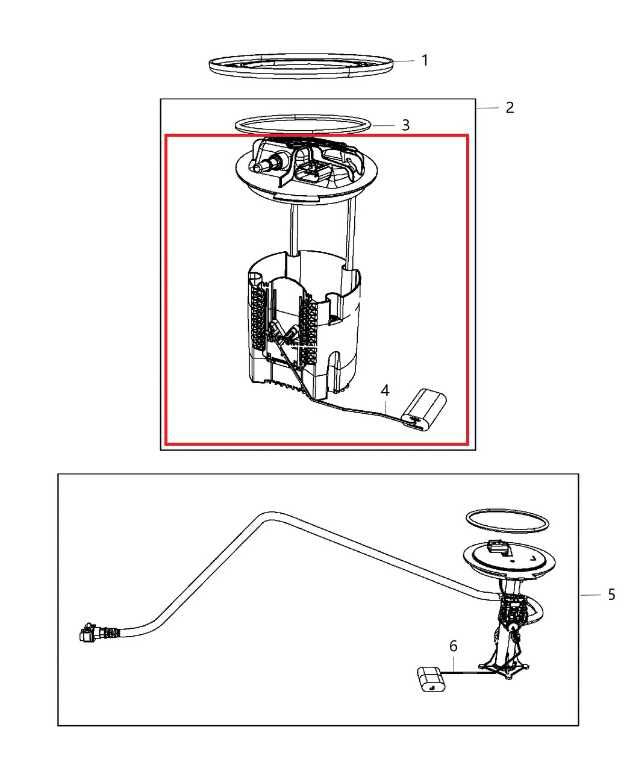 2011-2015 Jeep Grand Cherokee Limited 3.6L In Tank Fuel Pump Assembly 04578815AE1