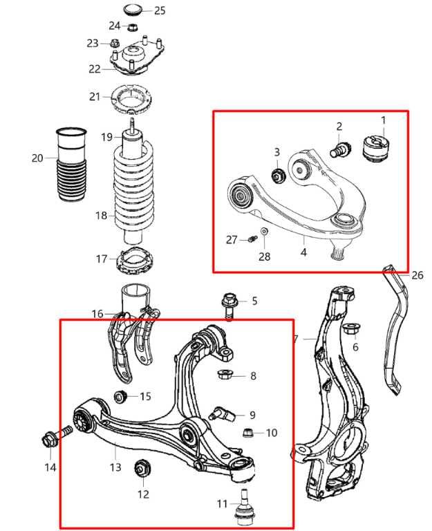 11-15 Dodge Durango SXT 3.6L AWD Front Left Side Lower and Upper Control Arm Set1