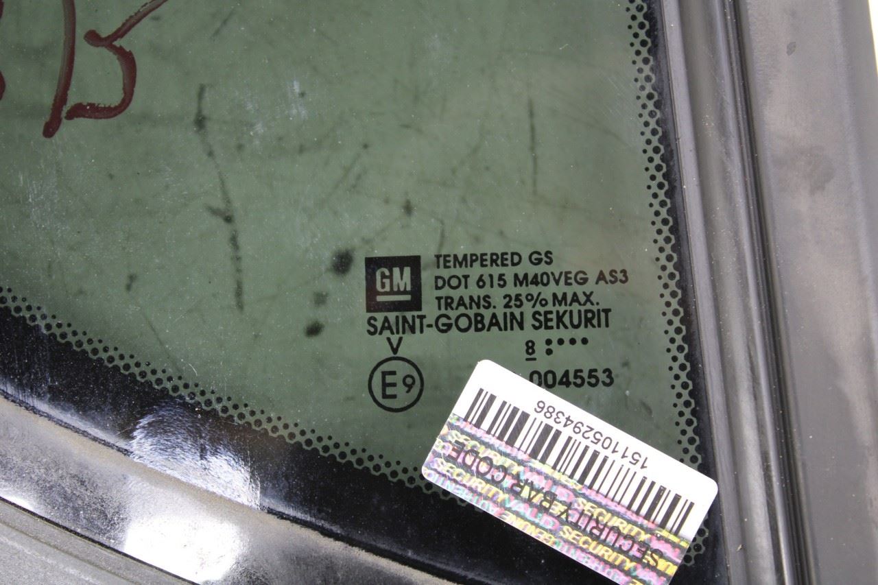 17-23 GMC Acadia SLT-1 Rear RH Door Vent Glass Run Channel w/ Belt Molding Seal - Alshned Auto Parts