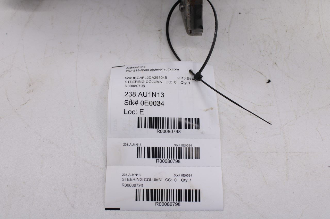 13-16 Audi S4 Premium Plus 3.0L AWD Steering Column Assembly 8K0-419-506-BC OEM13