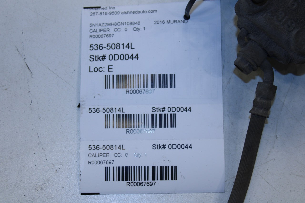 2008-2024 Nissan Murano Platinum Rear Left Side Brake Disc Caliper 44011-1AA0A - Alshned Auto Parts