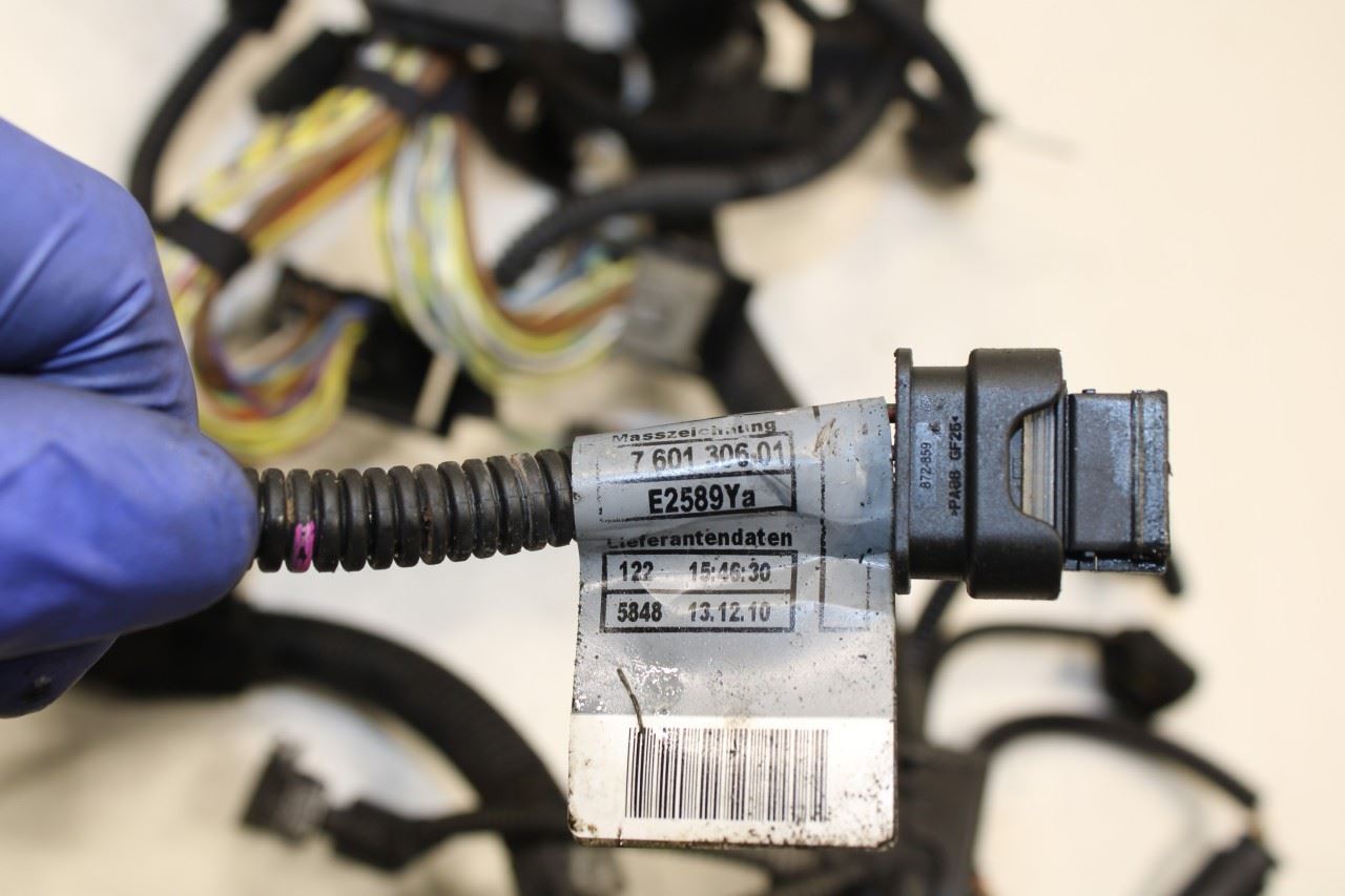 2010-2012 BMW 750Li xDrive 4.4L AWD Engine Wiring Harness 12517606518 OEM - Alshned Auto Parts