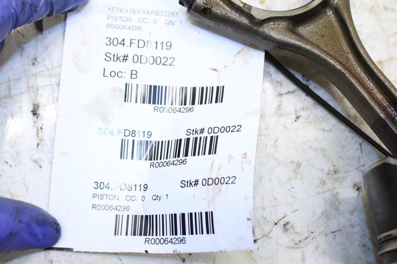 2018-20 Ford F150 XL 2.7L Engine Piston Right No 3 w/ Connecting Rod JT4Z-6108-A - Alshned Auto Parts