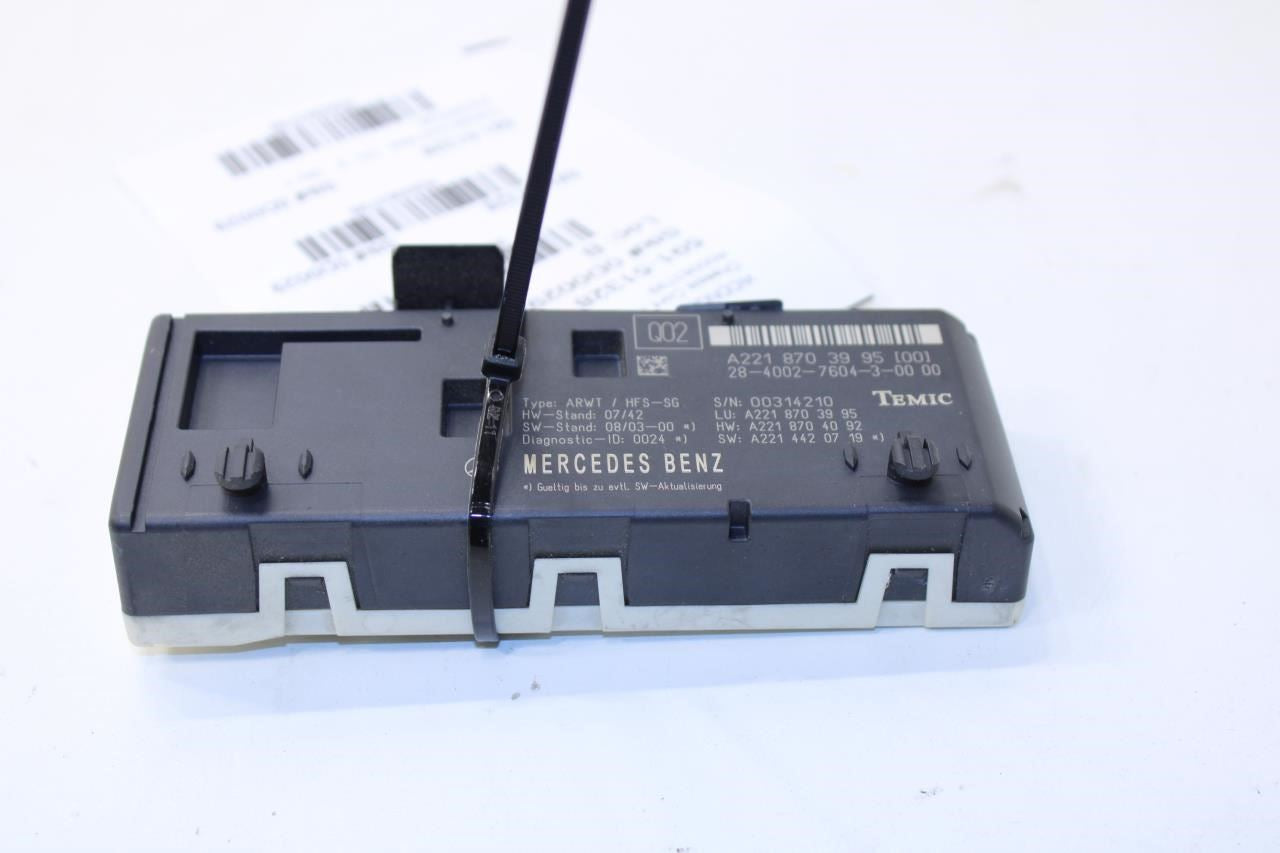 2007-2013 Mercedes-Benz S550 Trunk Release Remote Open Close Control Module - Alshned Auto Parts