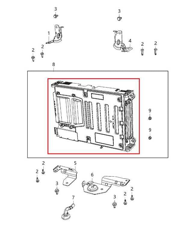 19-24 RAM 1500 Big Horn 5.7L eTorque Electrical Battery 48V Assembly 04610376AP1