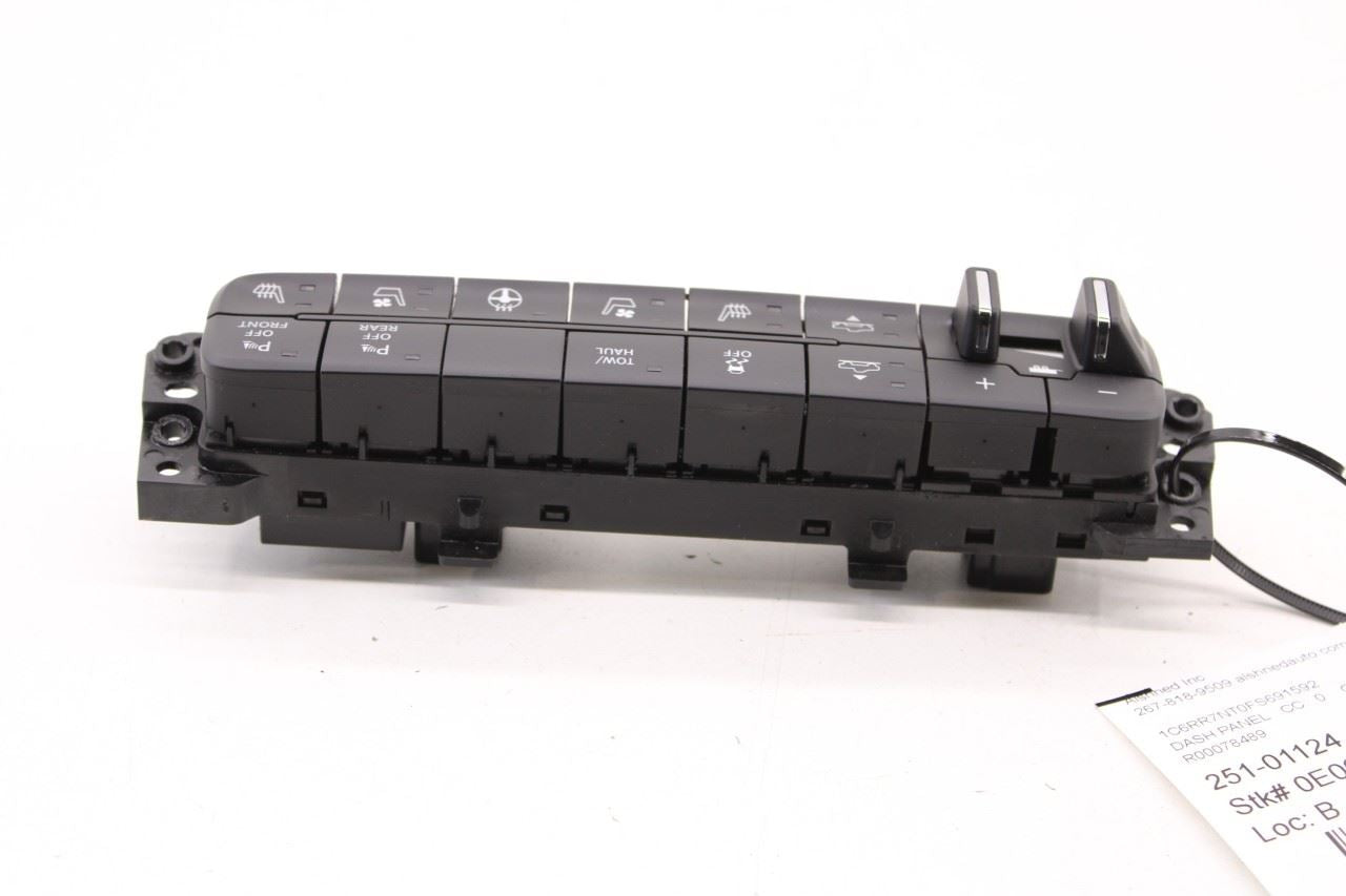 2014-18 RAM 1500 Laramie Instrument Panel Traction Tow Haul Heat Seats Switches - Alshned Auto Parts