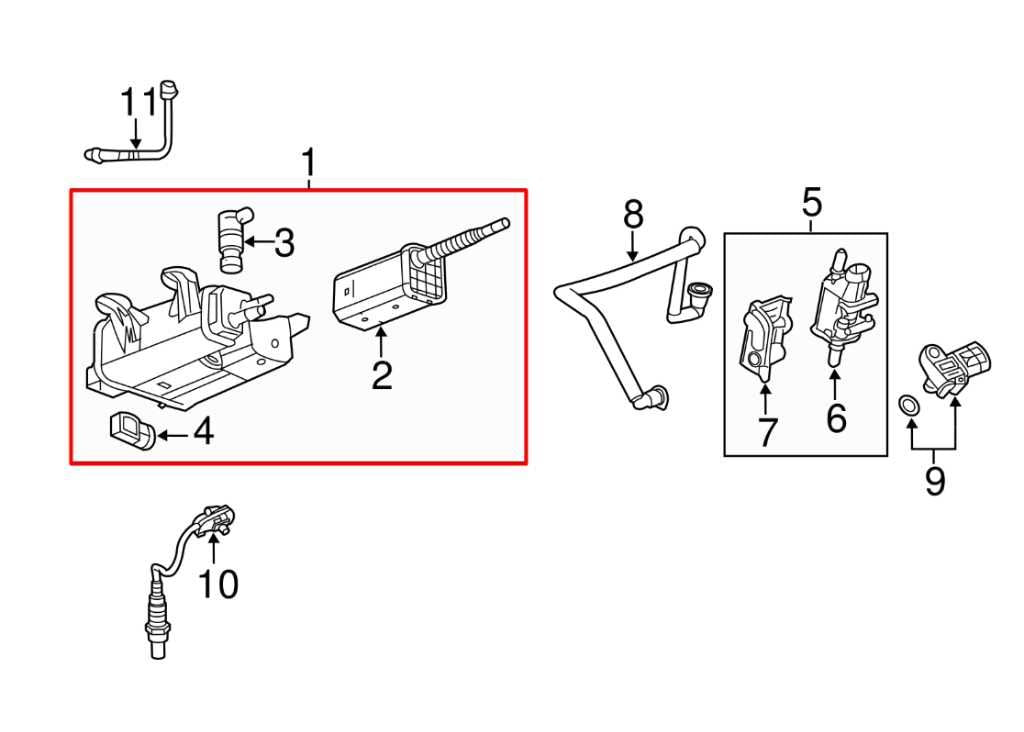 12-17 GMC Terrain SLE 2.4L Fuel Vapor Evaporator Emission Canister 23156465 OEM - Alshned Auto Parts