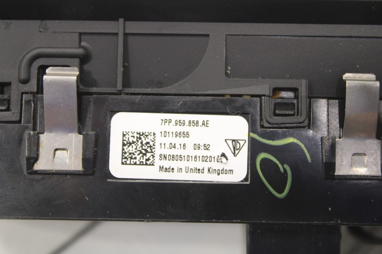 11-2016 Porsche Panamera 4 FR LH Master Power Window Switch 7PP959858AE OEM ReaD - Alshned Auto Parts