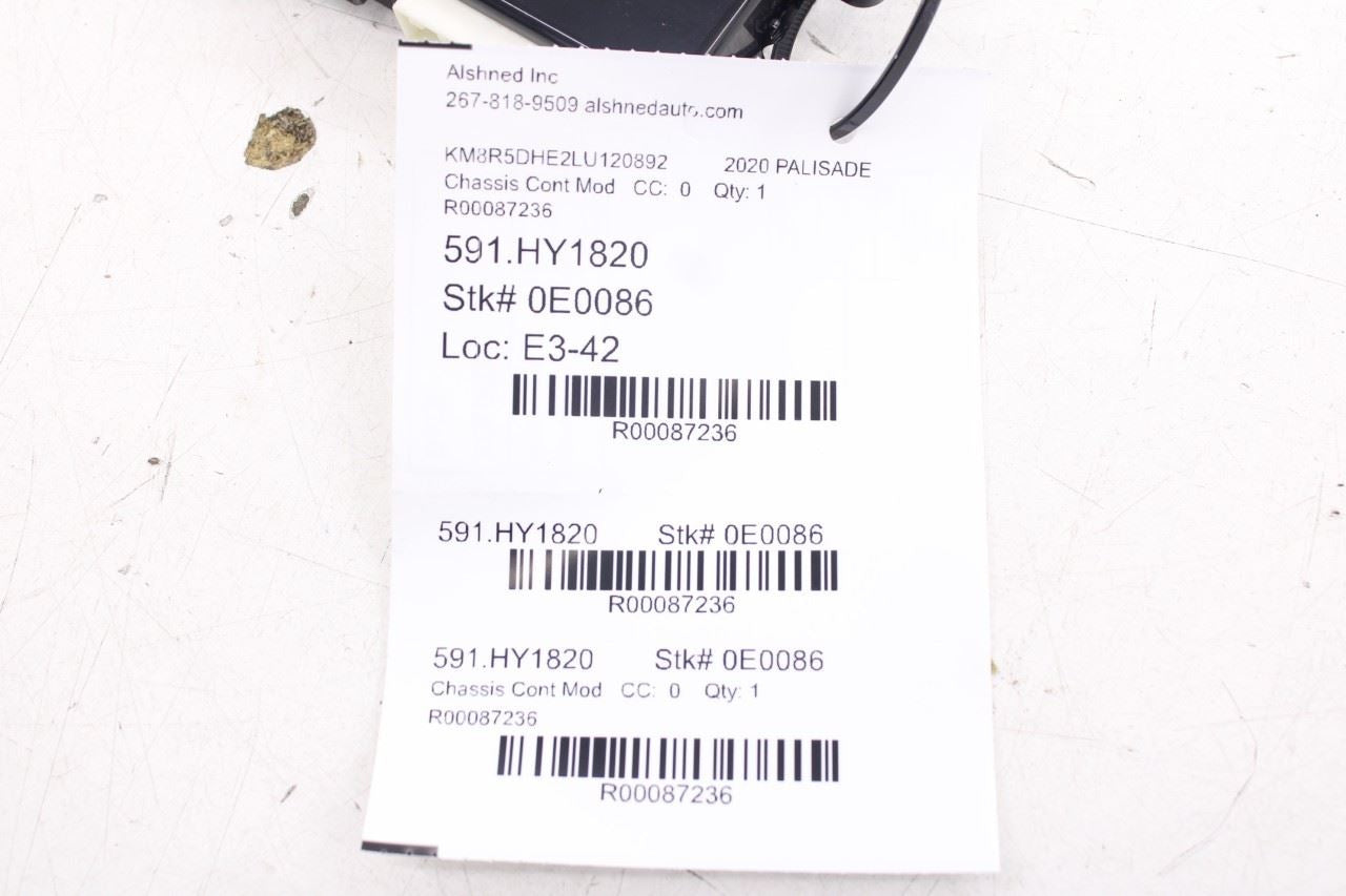 2020-2026 Hyundai Palisade Limited AWD 3RD Power Folding Seat Control Module OEM - Alshned Auto Parts