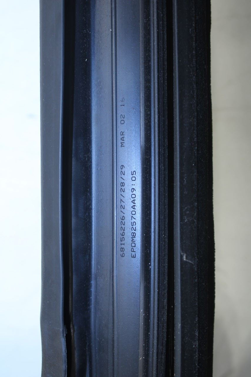 2014-2023 Jeep Cherokee Rear Left Door Run Channel w/ Belt Molding Weatherstrip - Alshned Auto Parts