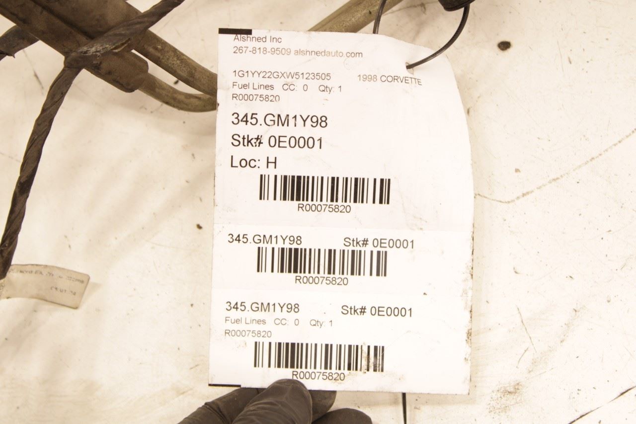 1997-1998 Chevrolet Corvette 5.7L Fuel Tank Auxiliary Feed Return Lines Hose Set - Alshned Auto Parts
