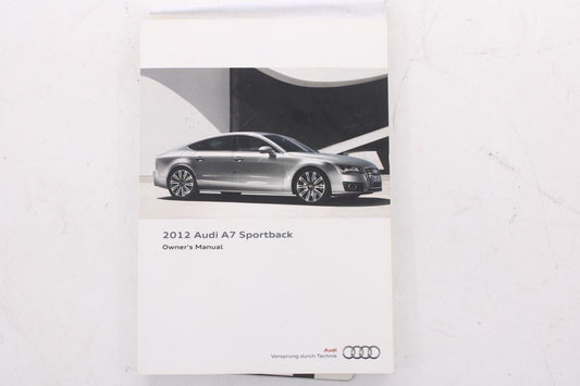 2012 Audi A7 Premium Owners Manual Set with Case R83014 - Alshned Auto Parts
