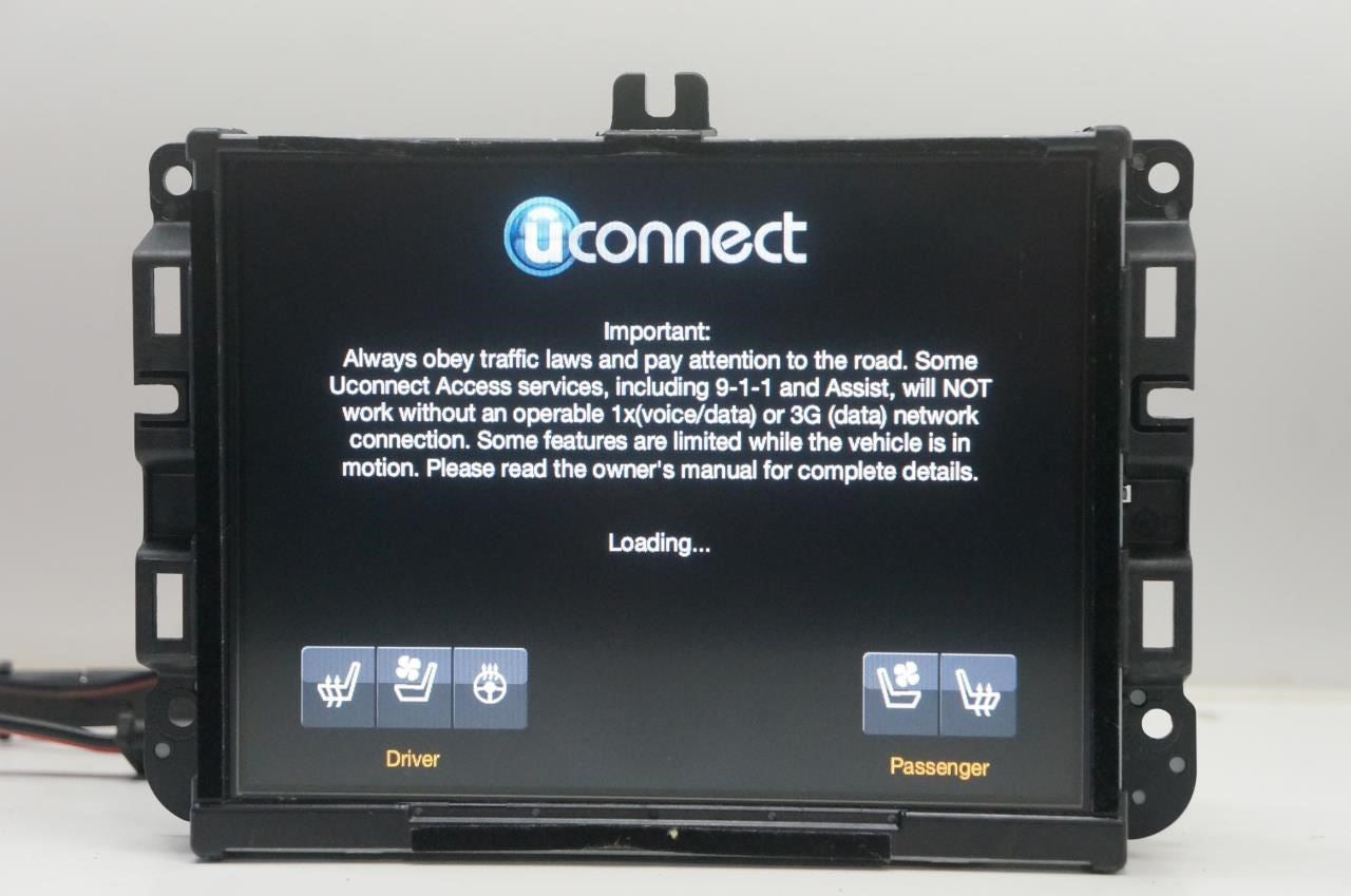 2016 Jeep Cherokee Audio Radio Media Receiver Uconnect w/ 8.4 Display 68249986AH - Alshned Auto Parts