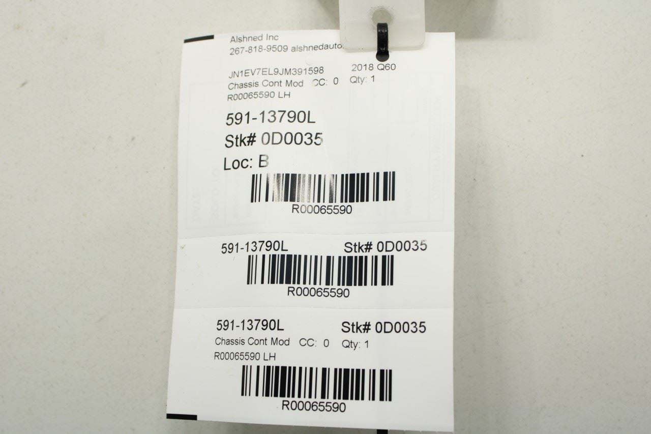 2017-2020 Infiniti Q60 Luxe Front Left Power Seat Control Module 28565-5CA0A OEM - Alshned Auto Parts
