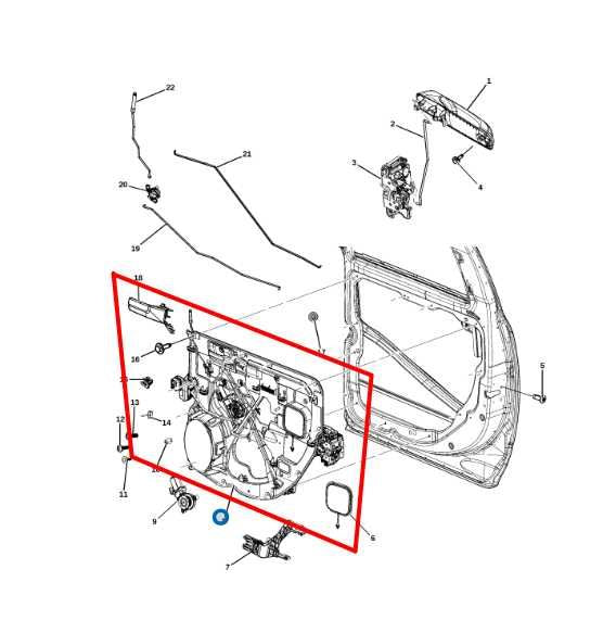 14-24 Ram 2500 3500 Rear Right Door Window Regulator w/ Carrier Plate 68045132AD - Alshned Auto Parts