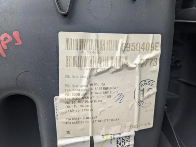 2016-2024 Mini Cooper Clubman Front Right Side Door Trim Panel 51417360828 OEM11