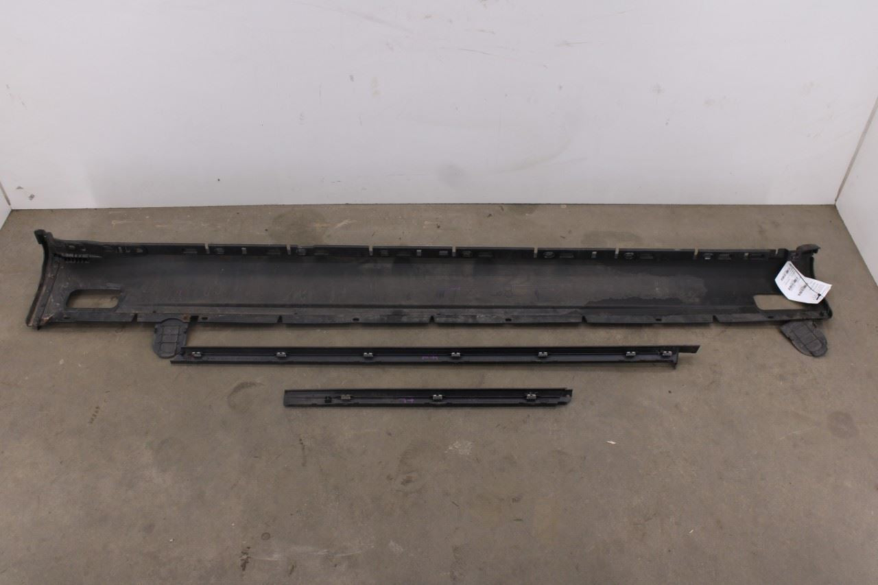 2011-2018 Porsche Cayenne S Left Rocker Panel Molding Door Scuff Plate Set of 3 - Alshned Auto Parts