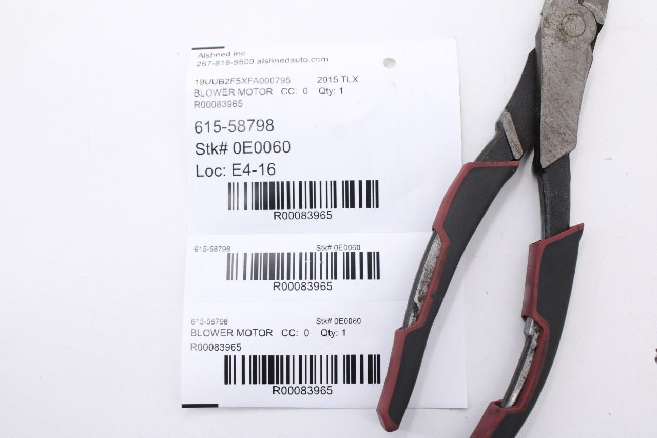 2015-2017 Acura TLX Tech HVAC System Wire Harness with Blend Door Actuator Set20