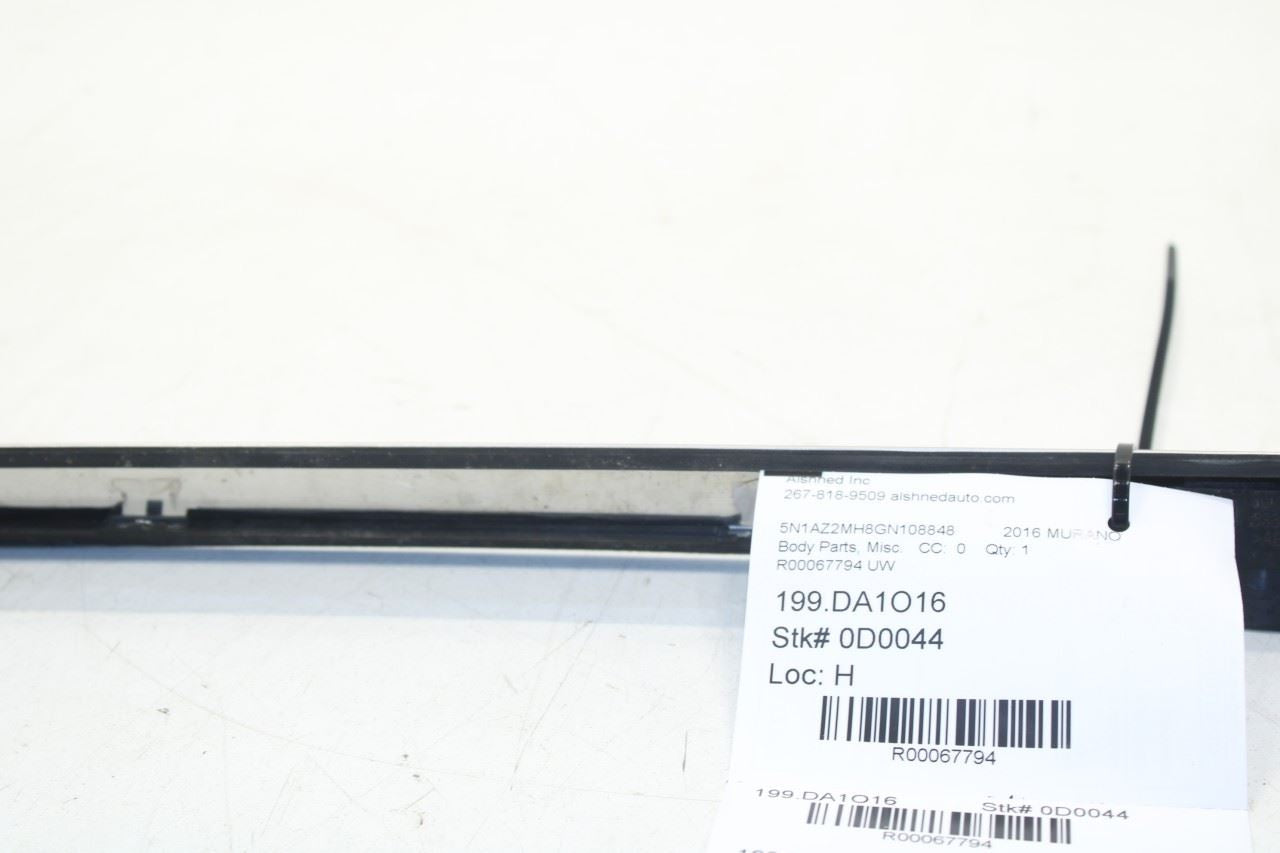 2015-24 Nissan Murano Rear Left Door Window Belt Outside Molding 82821-5BC0A OEM - Alshned Auto Parts