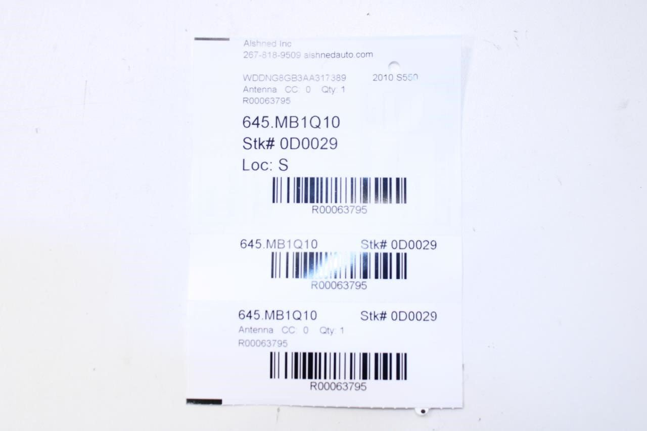 2007-2017 Mercedes-Benz S550 Antenna Amplifier Splitter Module 221-820-37-89 OEM - Alshned Auto Parts