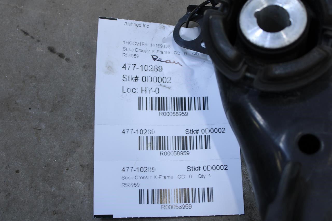 2018-2020 Honda Accord FWD Rear Crossmember Subframe 50300-TVA-A00 OEM - Alshned Auto Parts