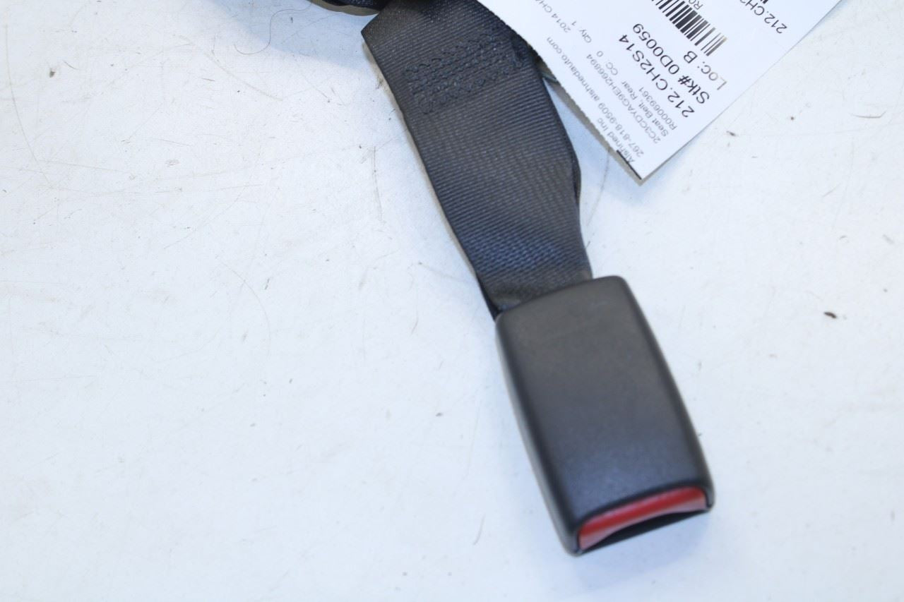 2014 Dodge Challenger SXT 3.6L Rear Center 2nd Row Seat Belt Buckle 1BY491DVAC - Alshned Auto Parts