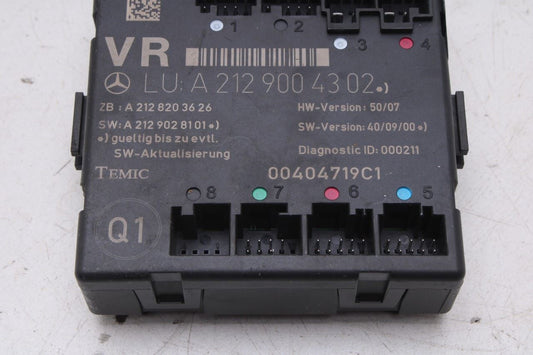 2010-2016 Mercedes-Benz E350 Sport 4MATIC Front Right Side Door Control Module - Alshned Auto Parts