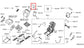2016-20 Infiniti QX60 Rear Right Left Side and Center 2nd Row Seat Headrest Set - Alshned Auto Parts