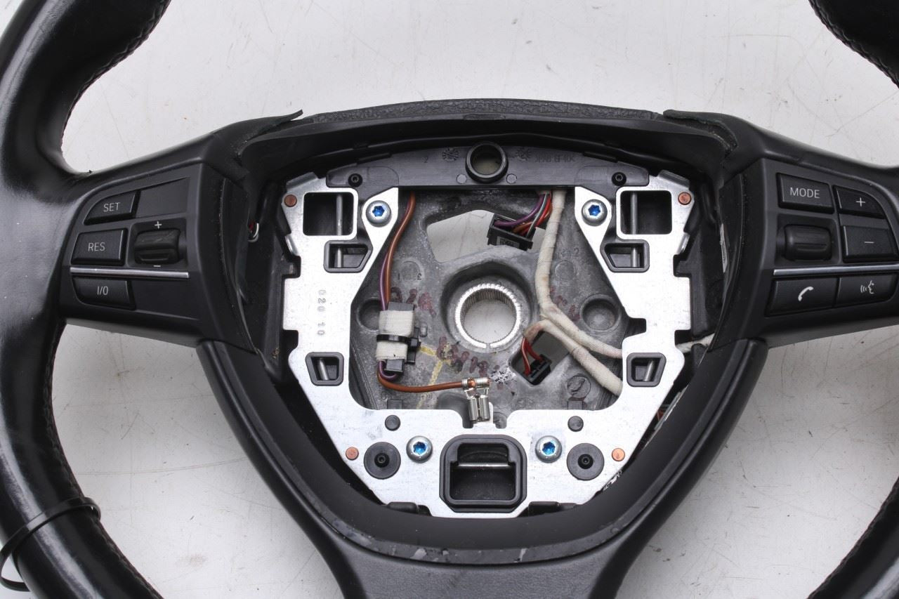 2010-2015 BMW 750Li xDrive 4.4L AWD Steering Wheel Leather w/ Control Buttons - Alshned Auto Parts