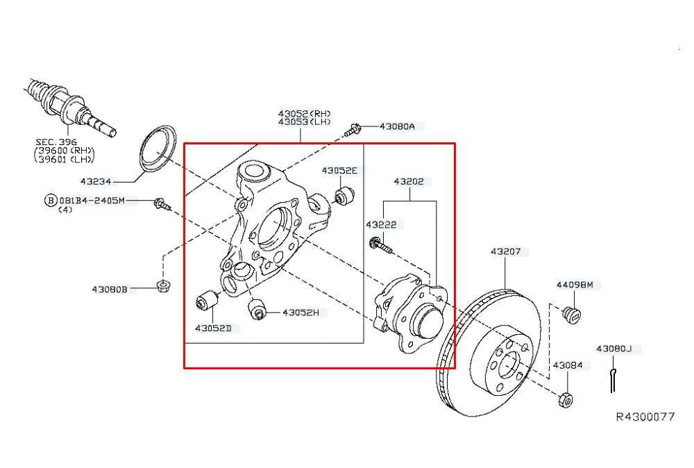 2014-2020 Nissan Pathfinder SV Rear Right Side Spindle Knuckle Hub 43021-3JA0A - Alshned Auto Parts