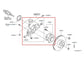 2014-2020 Nissan Pathfinder SV Rear Right Side Spindle Knuckle Hub 43021-3JA0A - Alshned Auto Parts