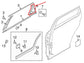 16-20 Kia Sorento LX Rear Left Door Rearward Corner Garnish Molding 83270-C5000 - Alshned Auto Parts