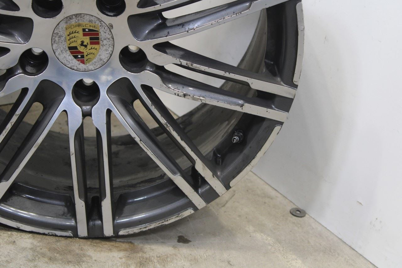 2014-16 Porsche Panamera 4 Front Wheel R20x9.5 5 Double Spoke 97036217807 *ReaD* - Alshned Auto Parts