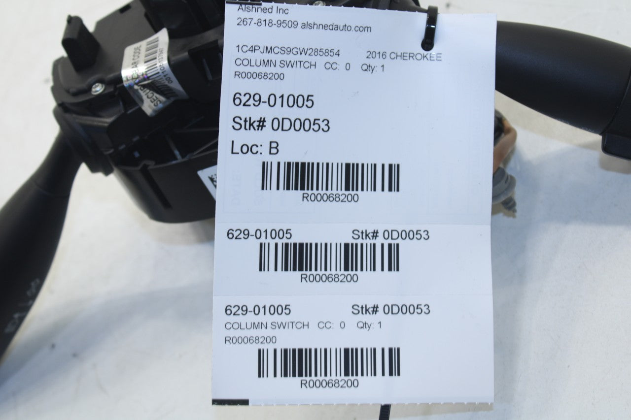 2014-22 Jeep Cherokee 75th Anniversary Steering Column Turn Signal Wiper Switch - Alshned Auto Parts