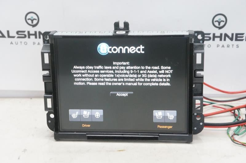 2015 Jeep Grand Cherokee 8.4'' Display Uconnect Navi Radio Receiver 68238619AE - Alshned Auto Parts