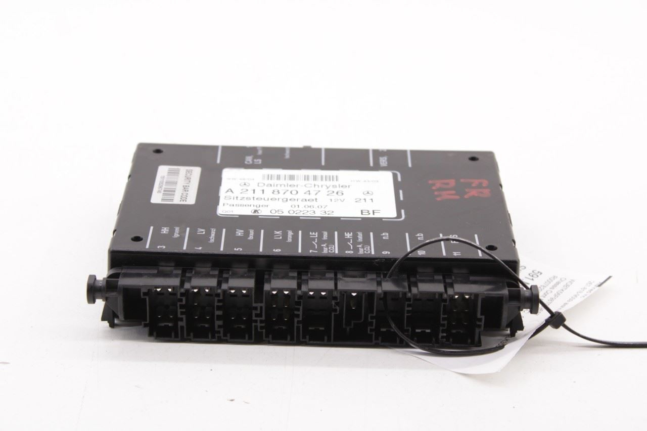 2006-2009 Mercedes-Benz CLK 350 Front Right Power Seat Memory Control Module OEM - Alshned Auto Parts