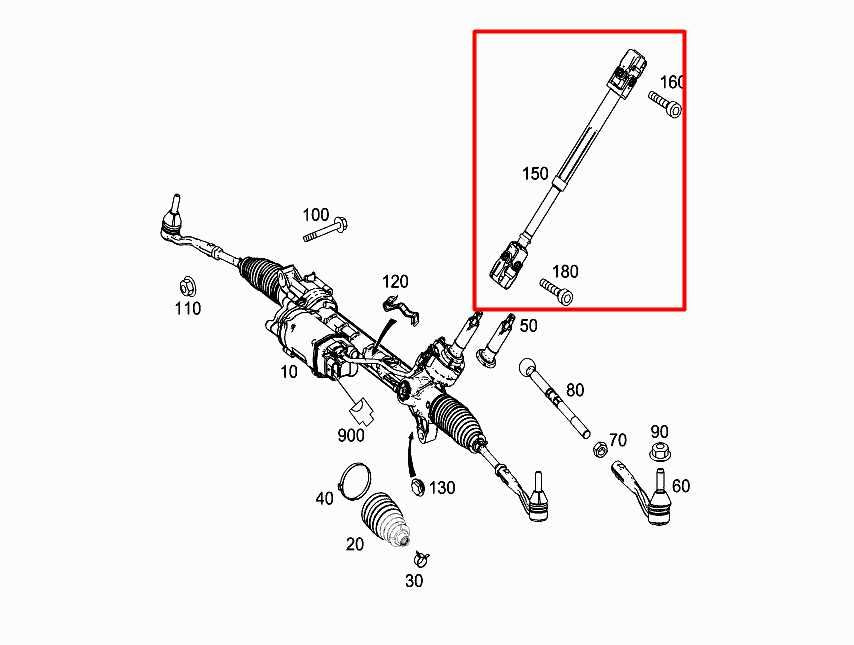 2012-2015 Mercedes-Benz ML350 3.5L RWD Steering Column Lower Intermediate Shaft - Alshned Auto Parts