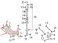 2002-11 Toyota Camry LE FWD Rear Suspension Crossmember Subframe 51206-06103 OEM - Alshned Auto Parts